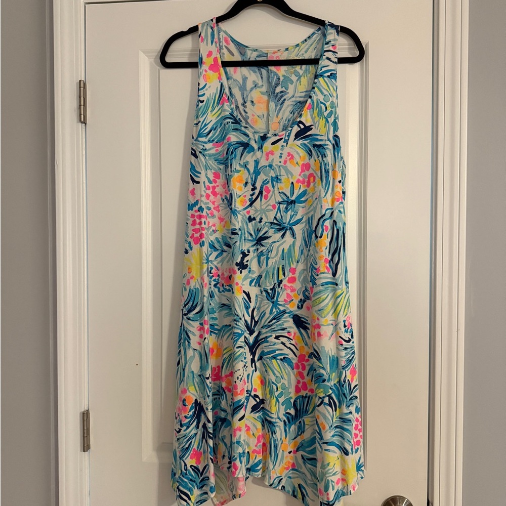 Lilly Pulitzer Melle Trapeze Tippy Top Tank Dress